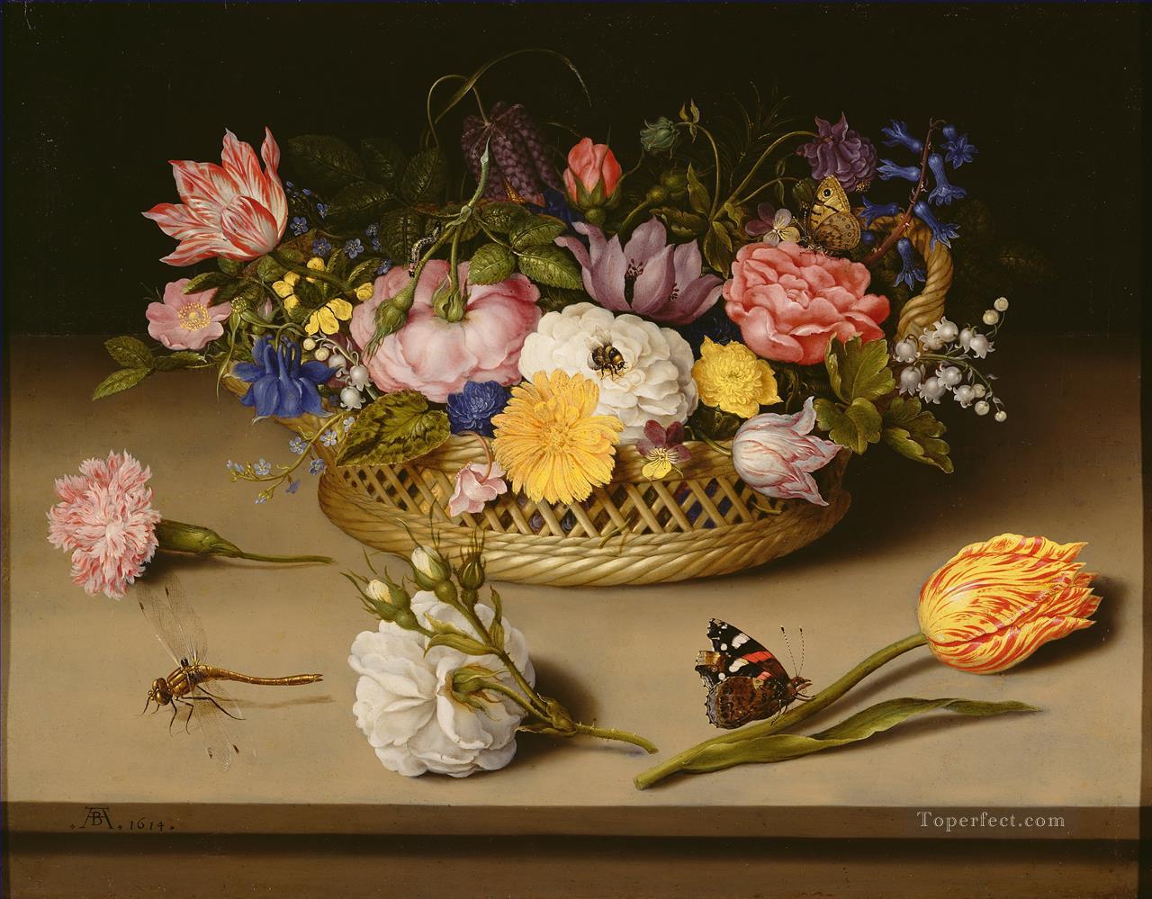 Still Life of Flowers Ambrosius Bosschaert Oil Paintings